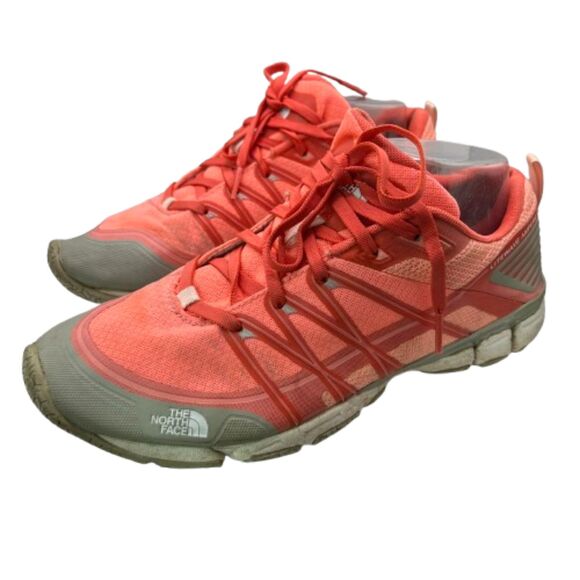 The North Face Shoes - The North Face Women's Orange Litewave Ampere Cradle Running Shoes Size 8.5